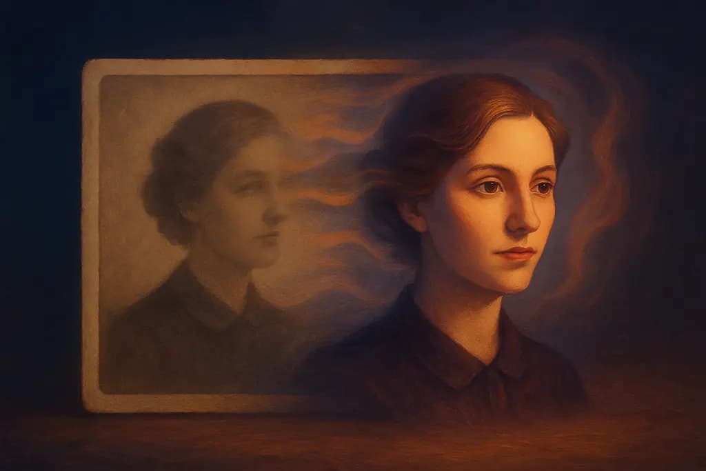 Dream illustration: Old photograph that changes