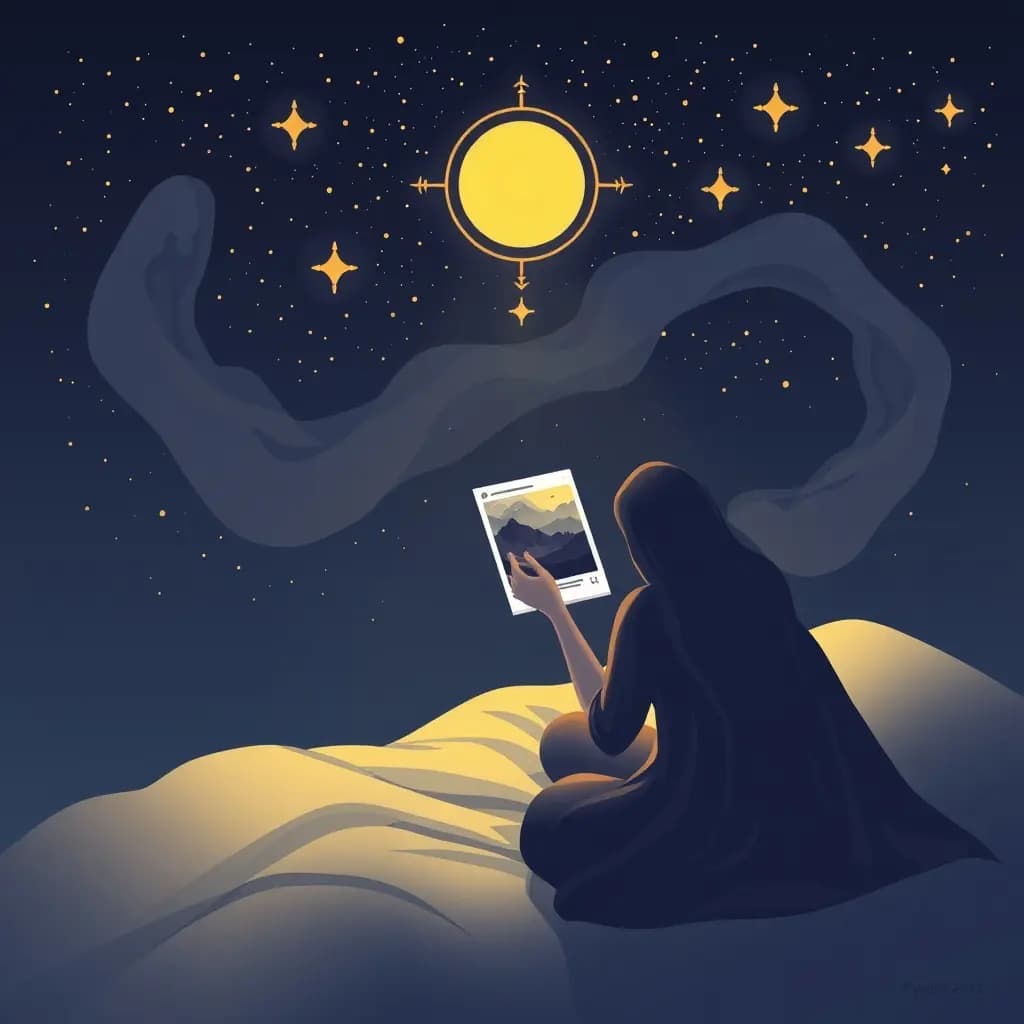 Dream illustration: Old Post Reappearing in Your Feed