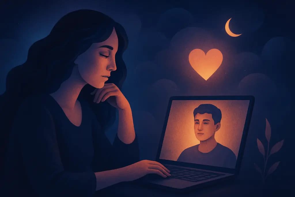 Dream illustration: Online dating encounter