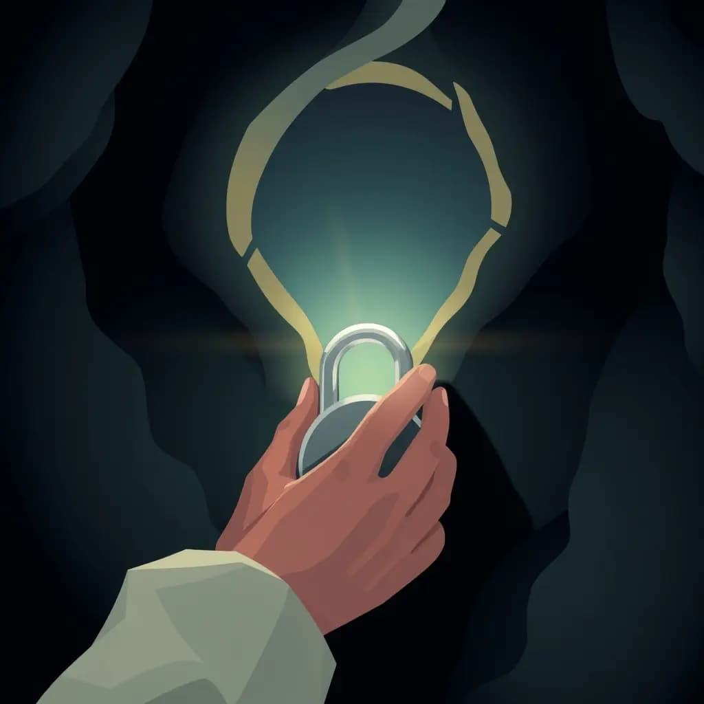 Dream illustration: Opening a jammed lock