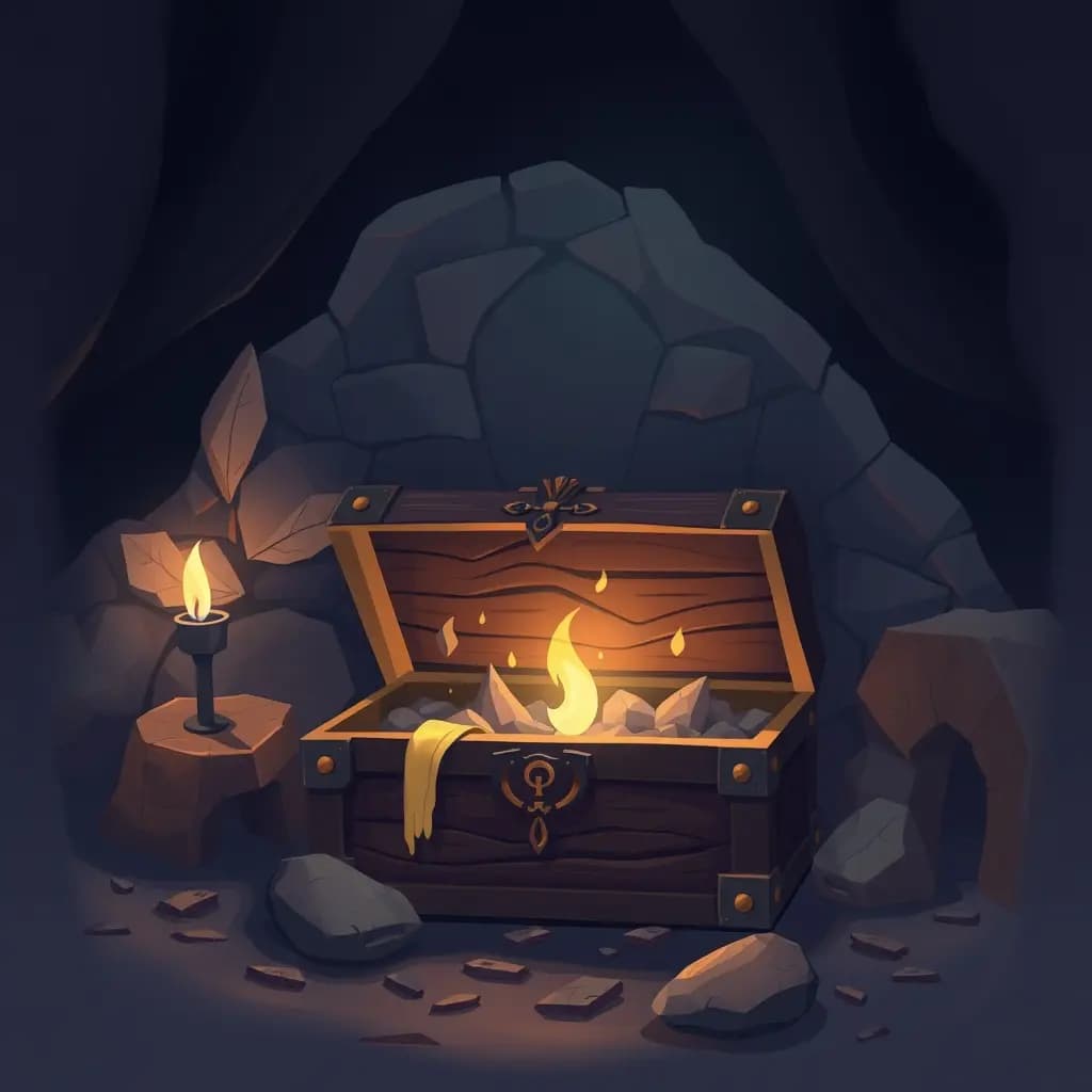 Dream illustration: Opening an ancient chest