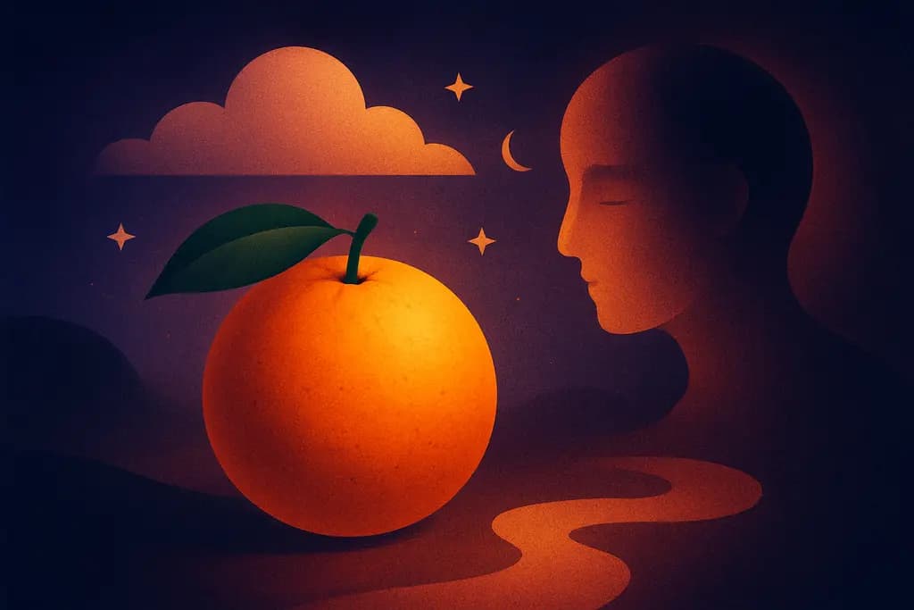 Dream illustration: Orange