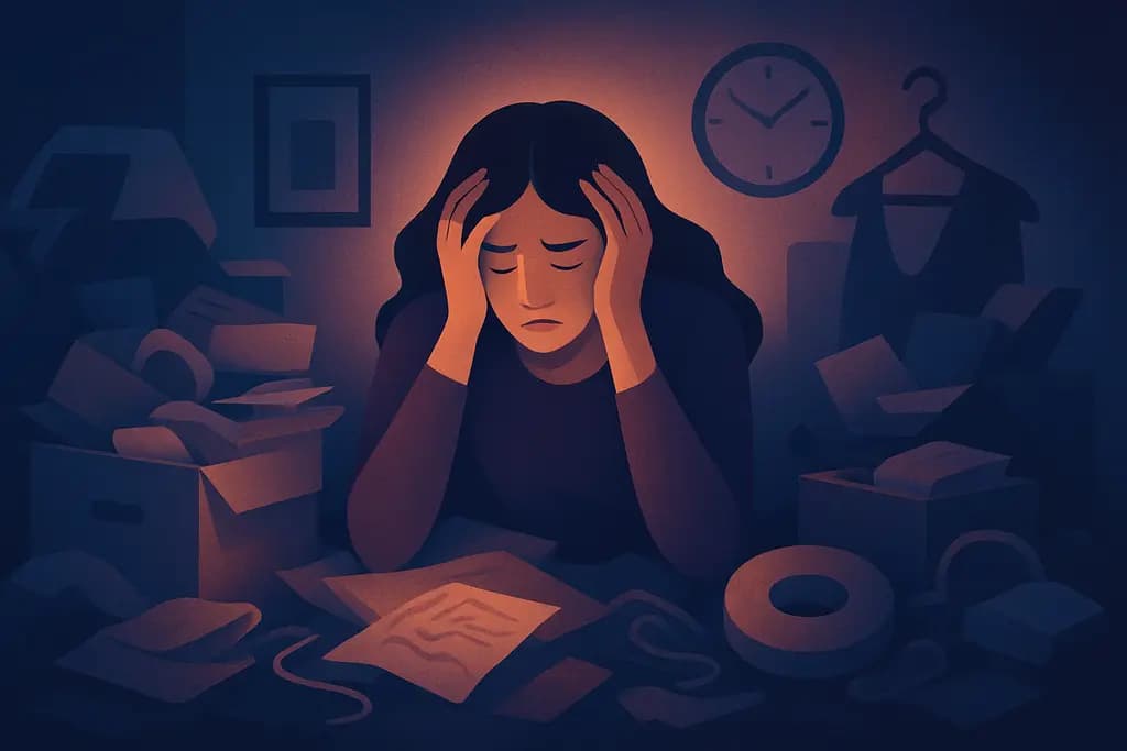 Dream illustration: Overwhelmed by Clutter or Mess
