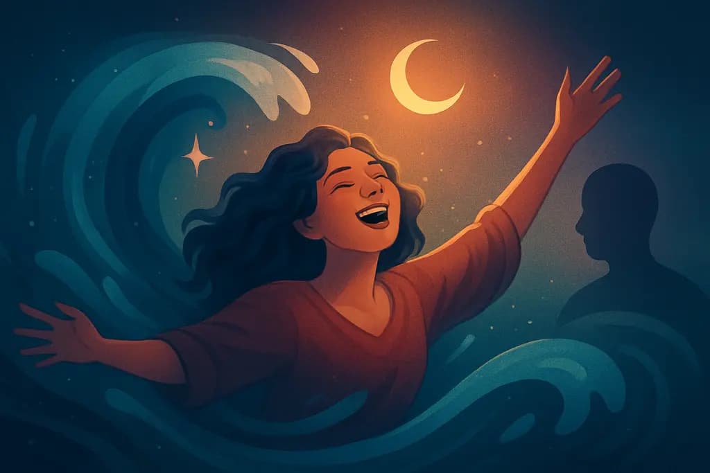 Dream illustration: Overwhelmed by Joy