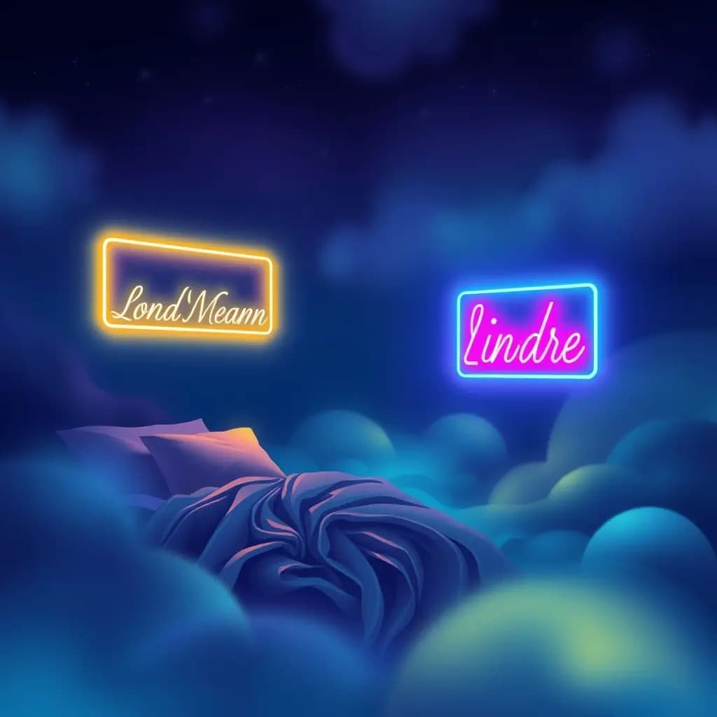 Dream illustration: Overwhelmingly Bright Neon Colors
