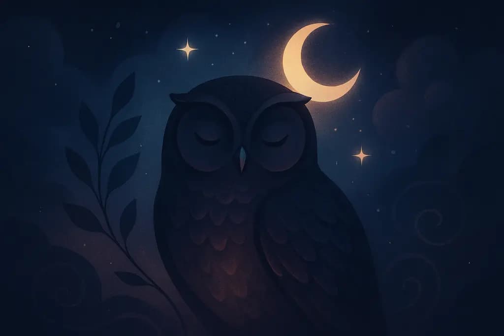 Dream illustration: Owls or Night Birds