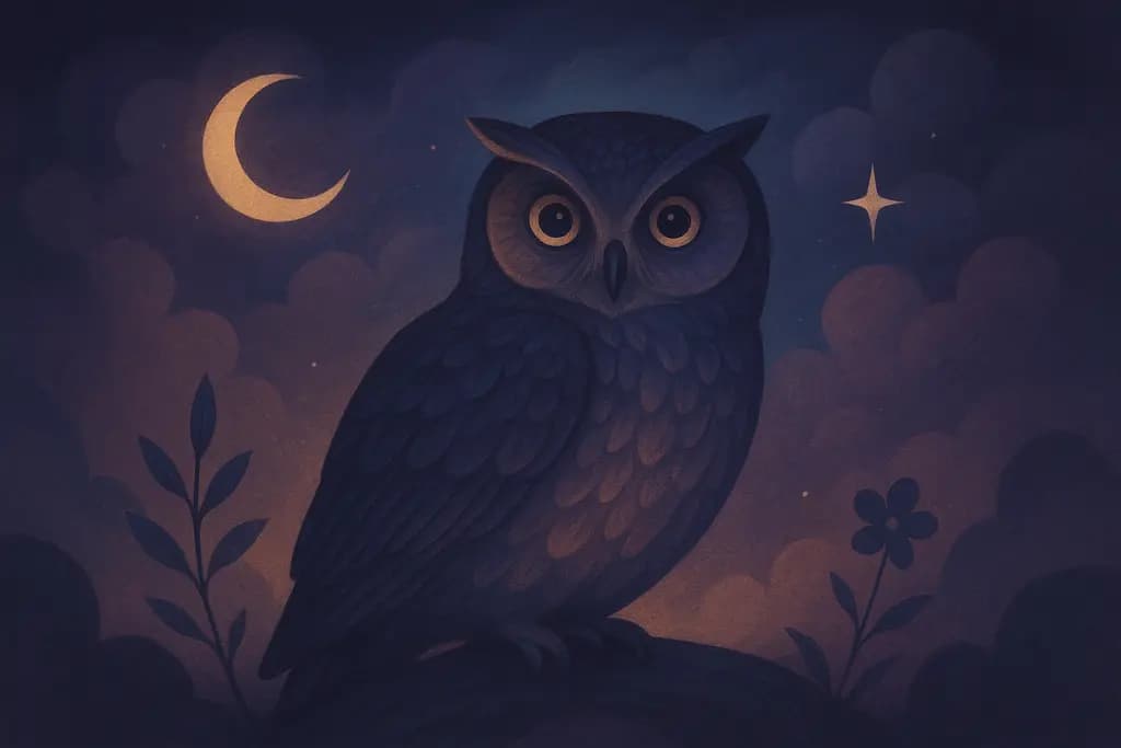 Dream illustration: Owls