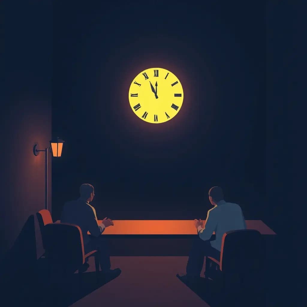 Dream illustration: Parole hearing at midnight