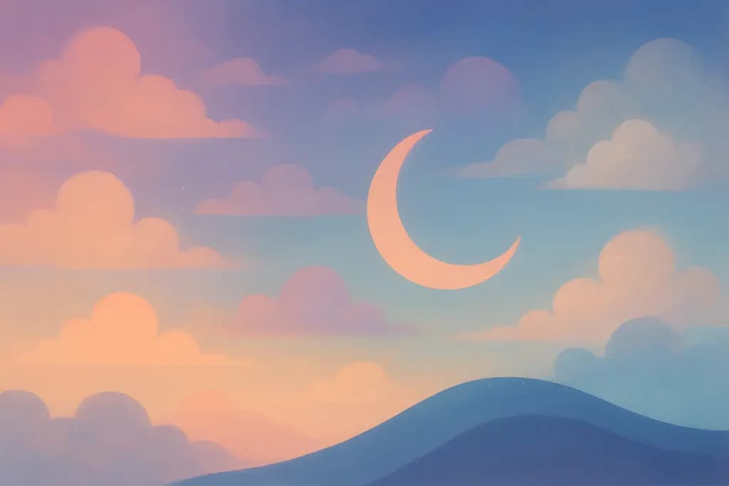 Dream illustration: Pastel skies