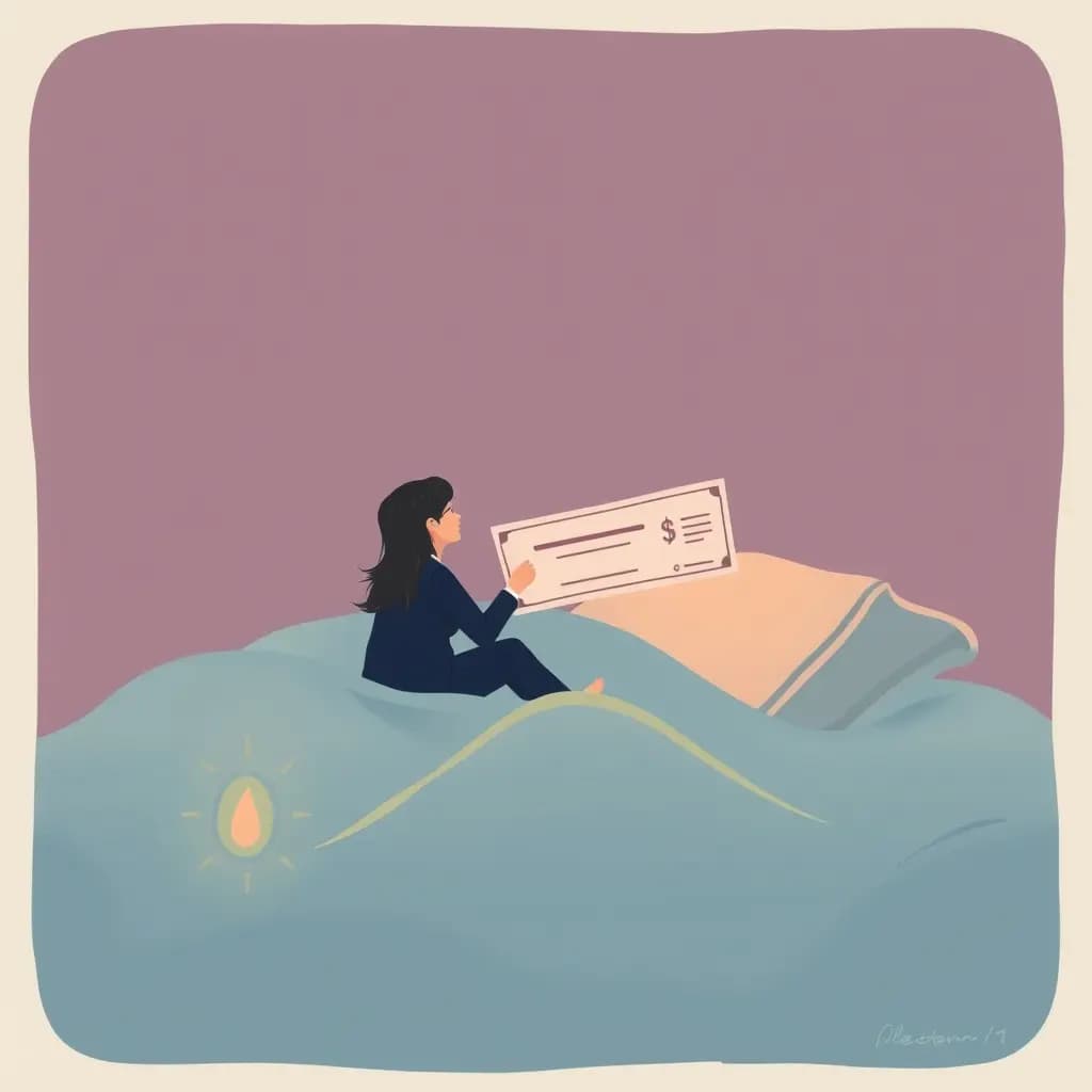 Dream illustration: Paycheck missing
