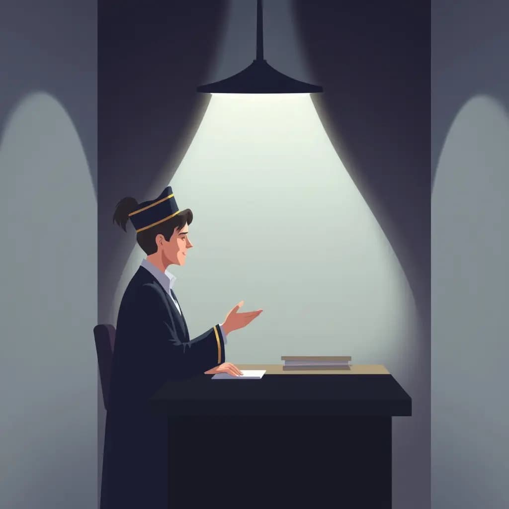 Dream illustration: Permission denied by official