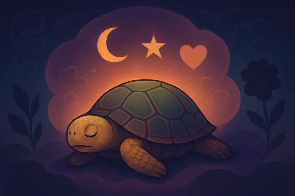 Dream illustration: Pet turtle
