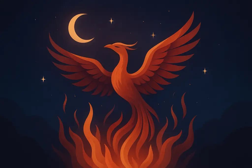 Dream illustration: Phoenix Rising or Rebirth Symbol