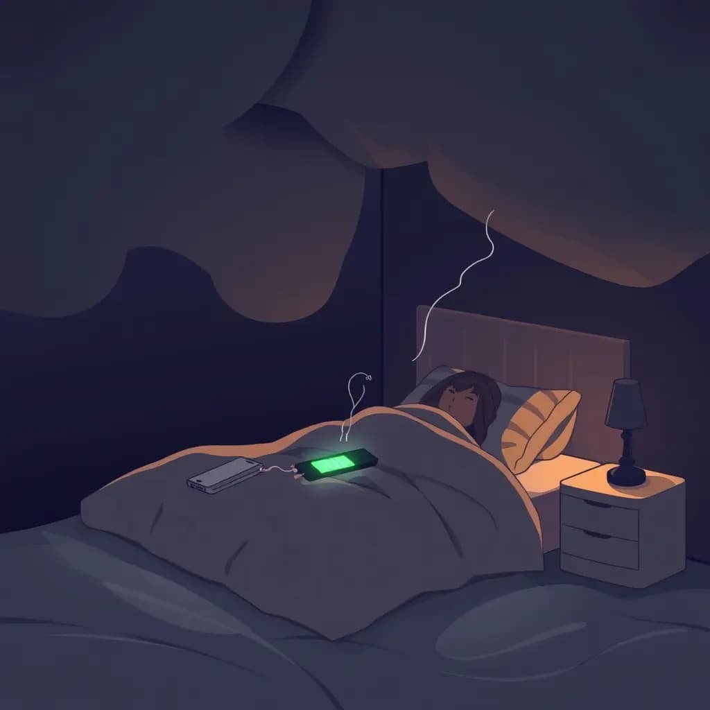 Dream illustration: Phone battery disappears