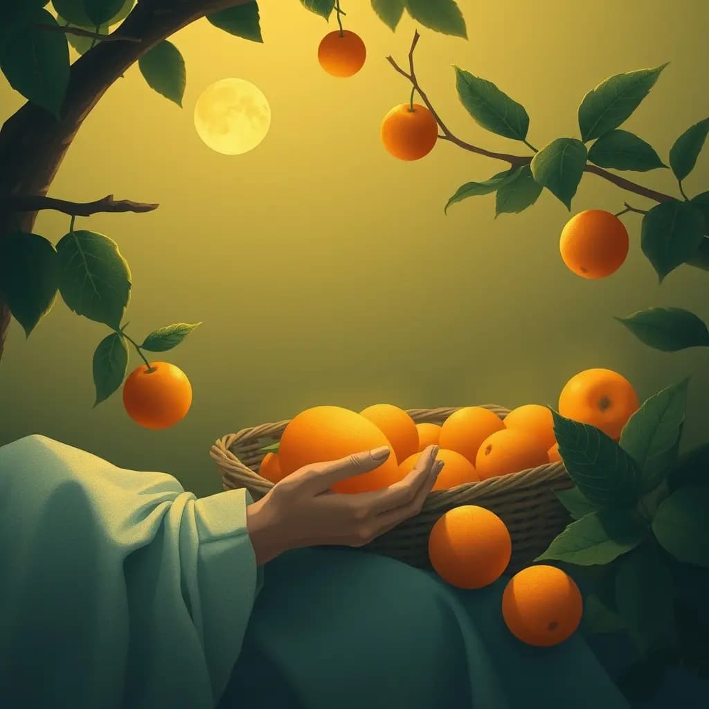 Dream illustration: Picking fruit that's sour
