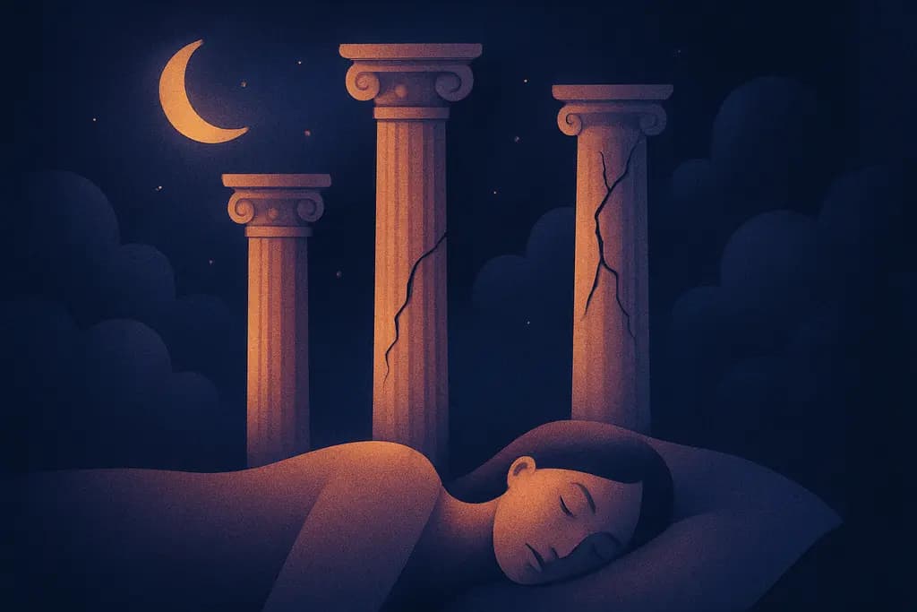 Dream illustration: Pillars