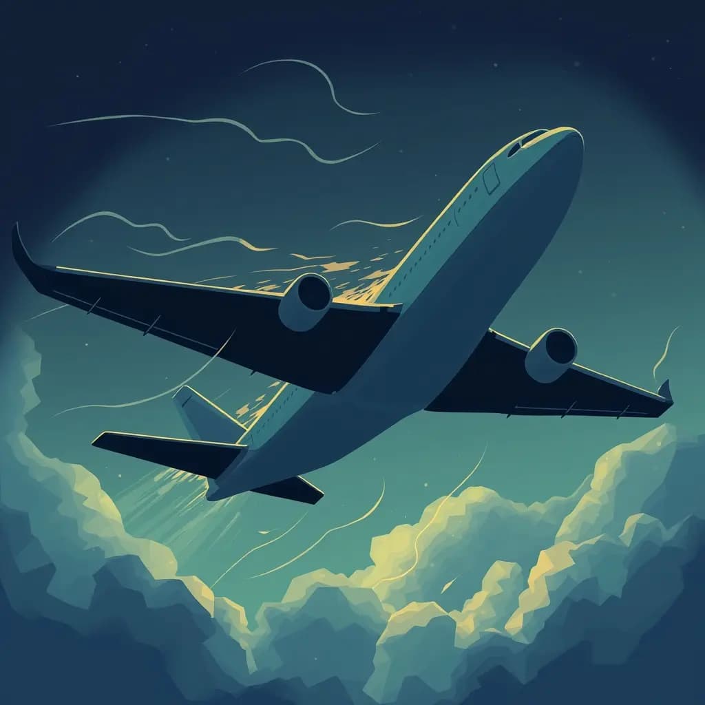 Dream illustration: Plane turbulence