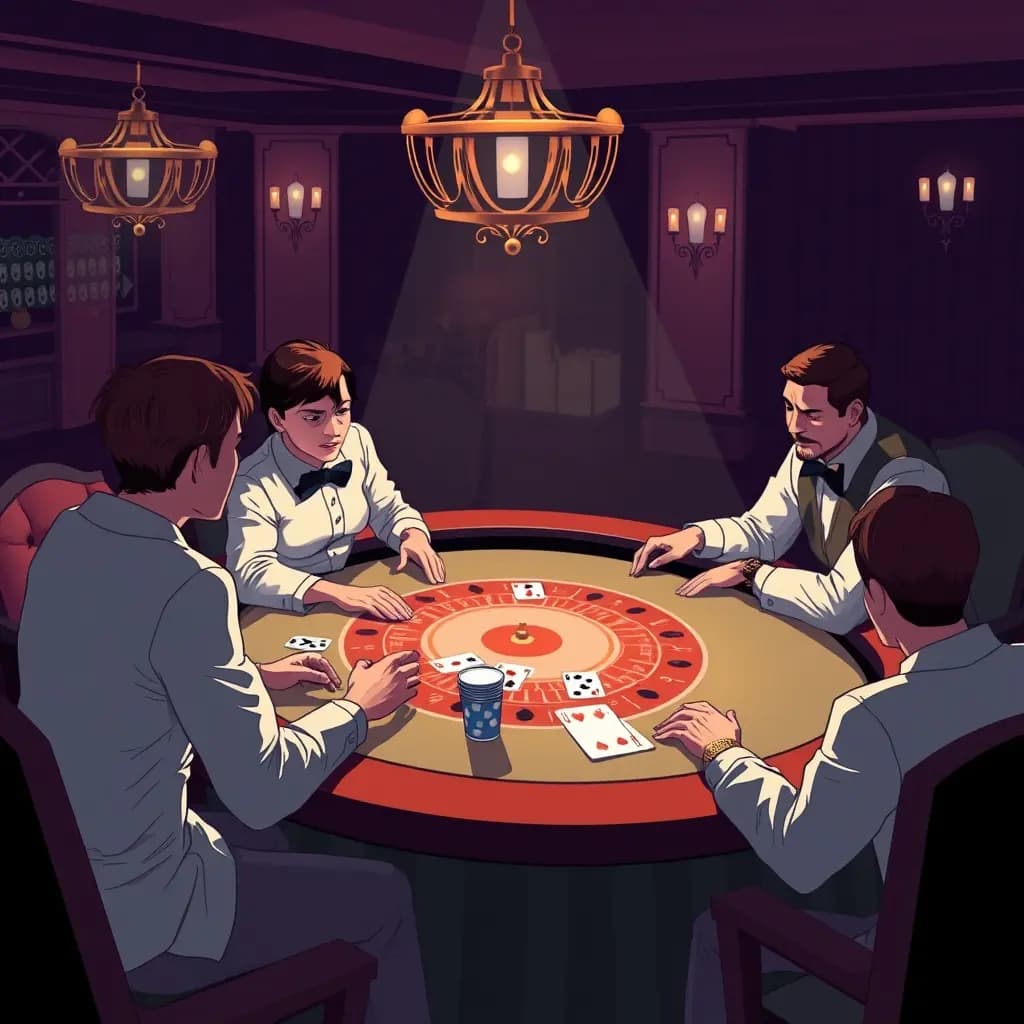 Dream illustration: Playing Baccarat