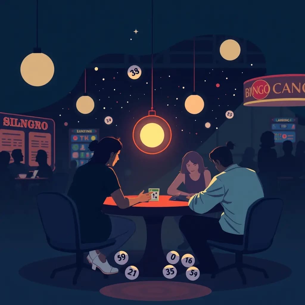 Dream illustration: Playing Bingo
