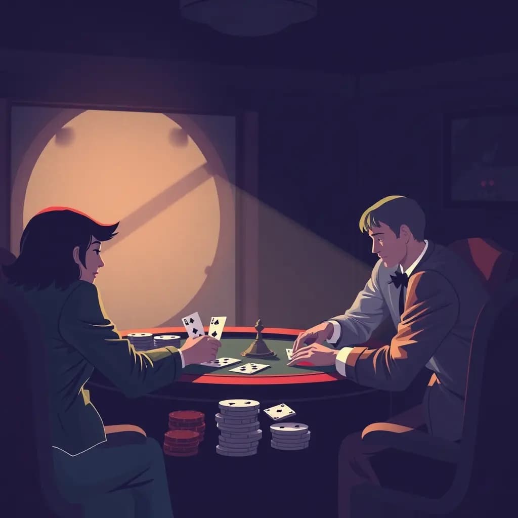 Dream illustration: Playing Casino War