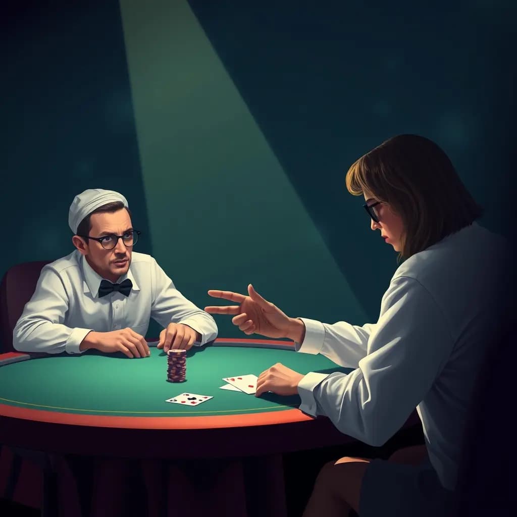 Dream illustration: Poker opponent turns invisible