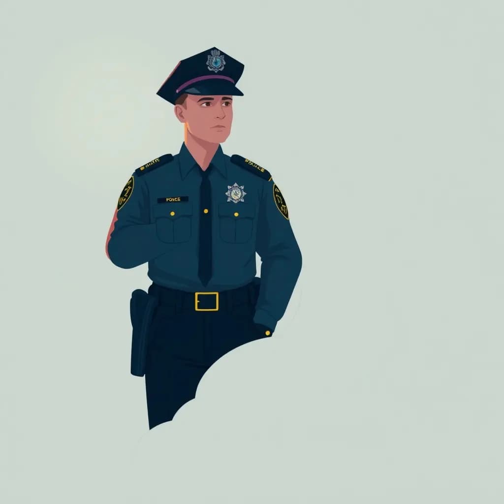 Dream illustration: Police Officer