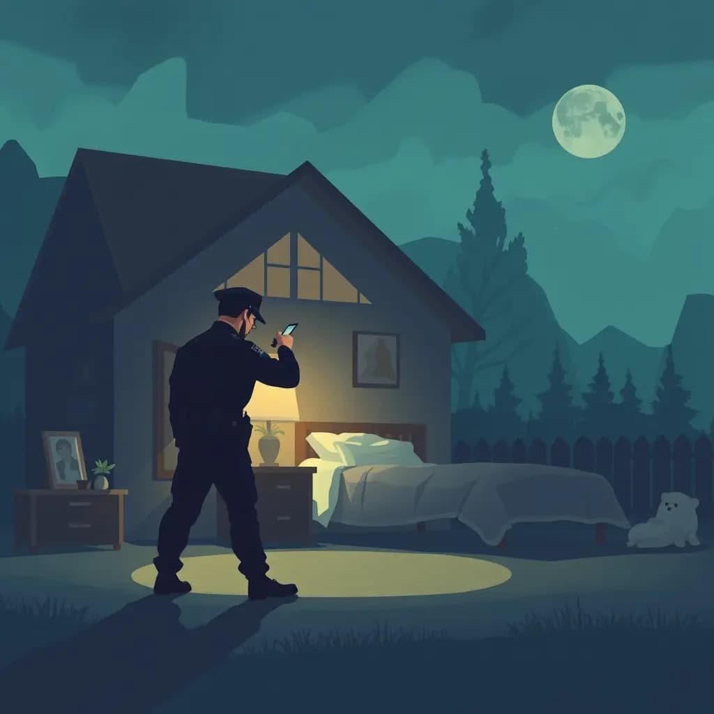 Dream illustration: Police searching your home