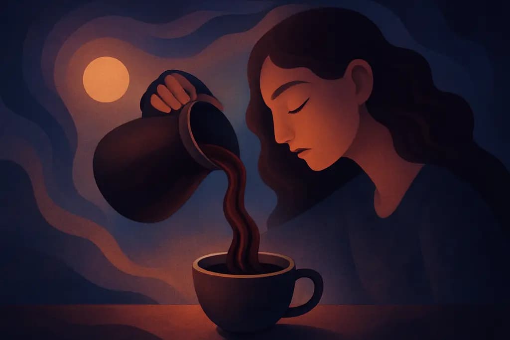 Dream illustration: Pouring Endless Coffee