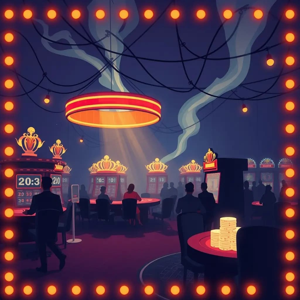 Dream illustration: a Power Outage in a Casino