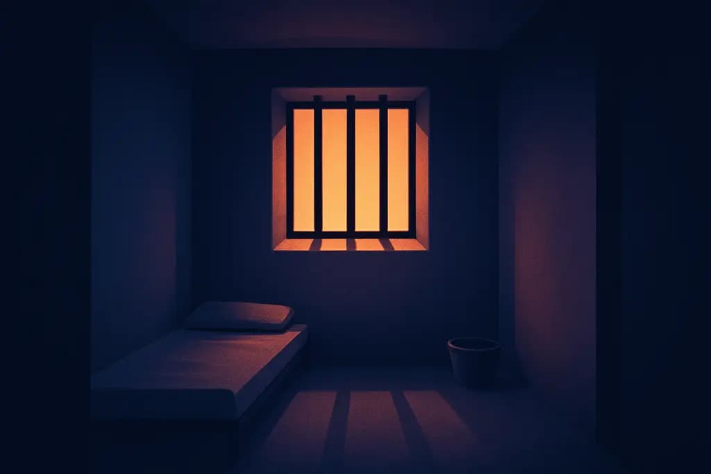 Dream illustration: Prison cell