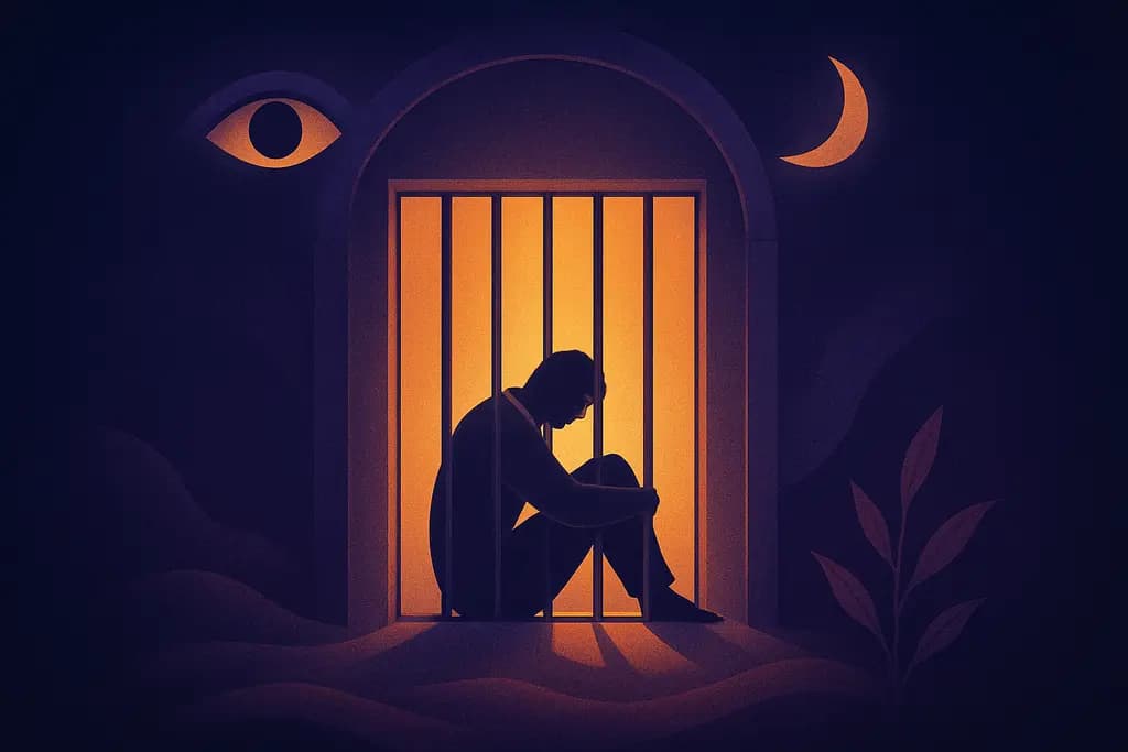 Dream illustration: Prison
