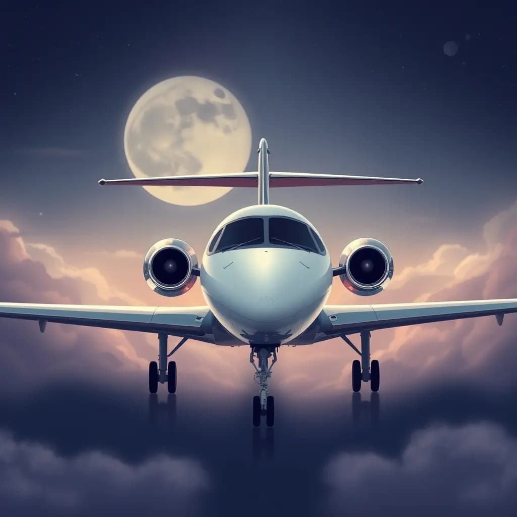 Dream illustration: Private Jet