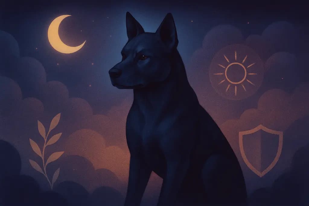 Dream illustration: Protective dog