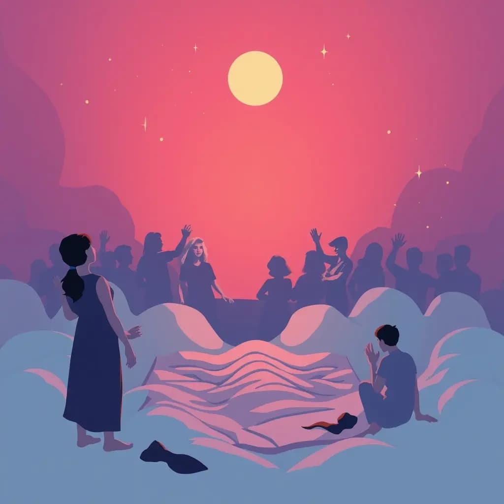 Dream illustration: Public humiliation
