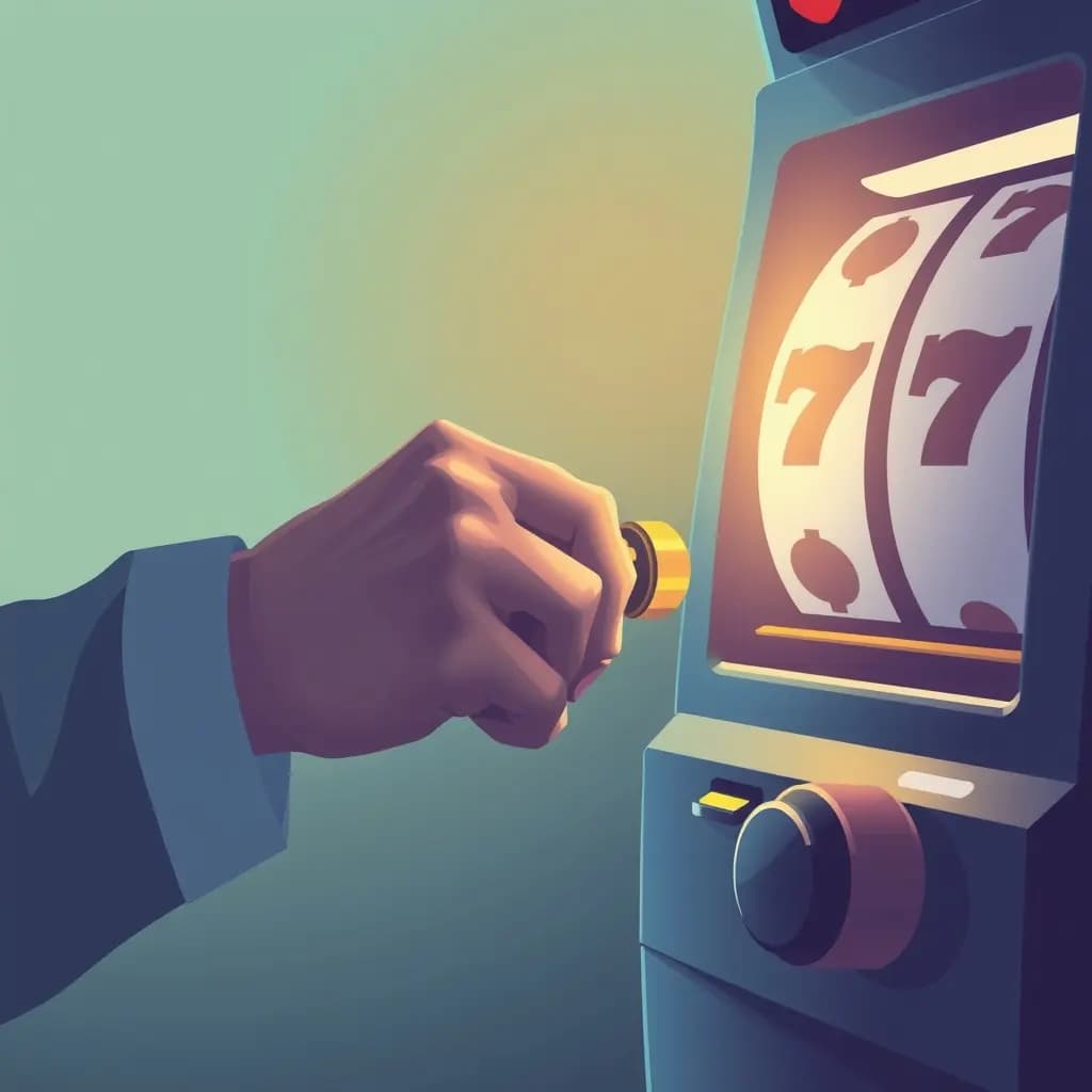Dream illustration: Pulling a Slot Machine Lever