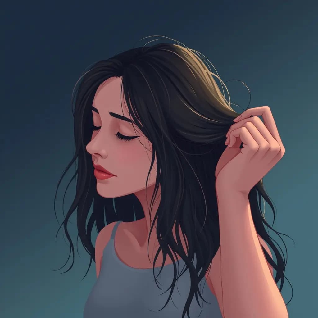 Dream illustration: Pulling out hair (trichotillomania)