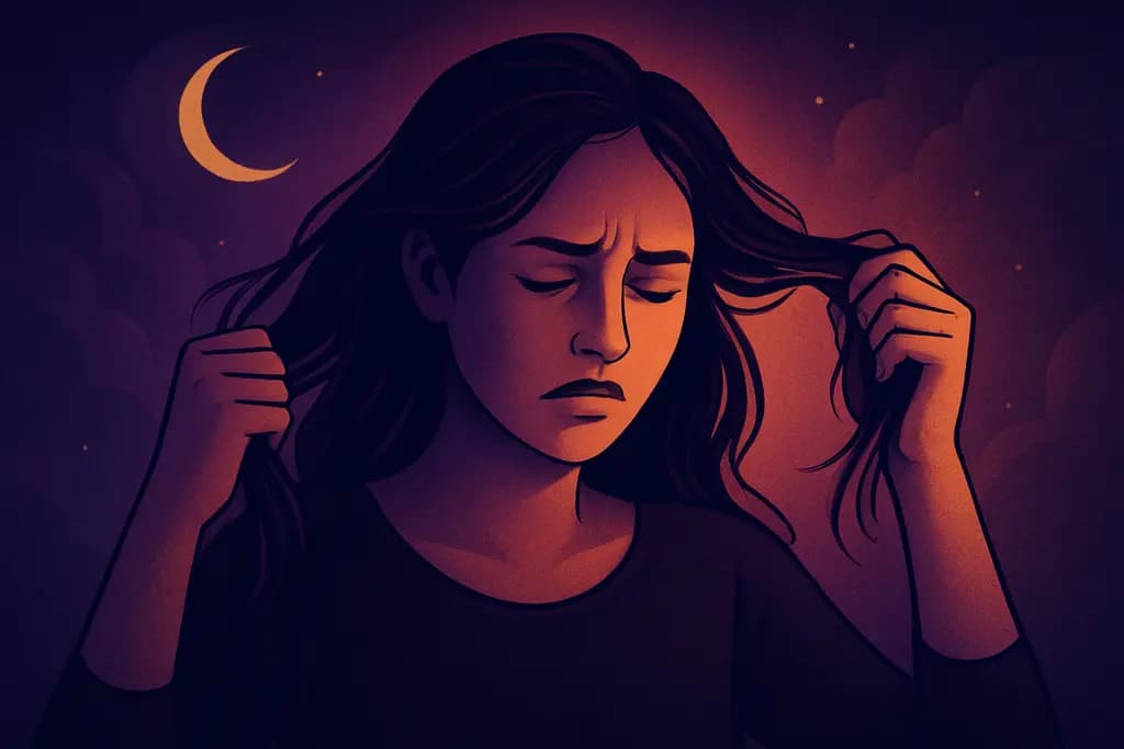 Dream illustration: Pulling out your own hair