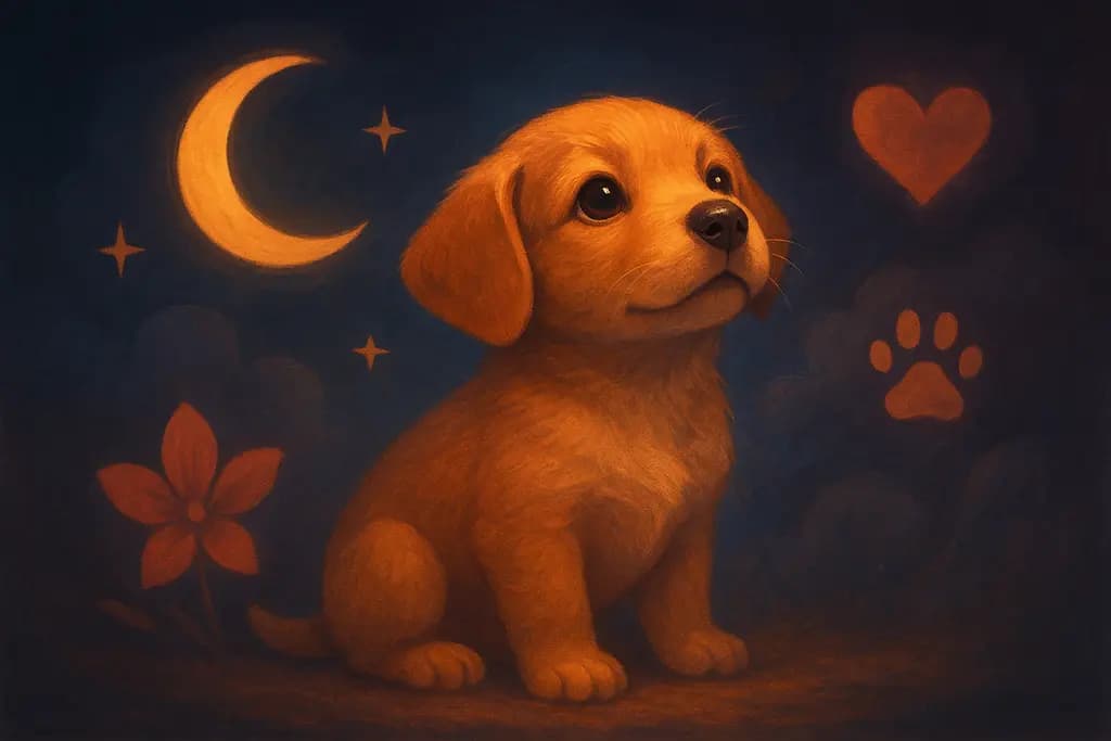 Dream illustration: Puppies