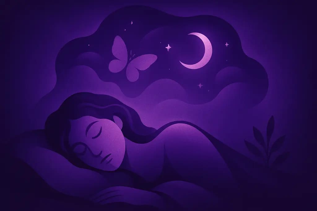 Dream illustration: Purple Dream