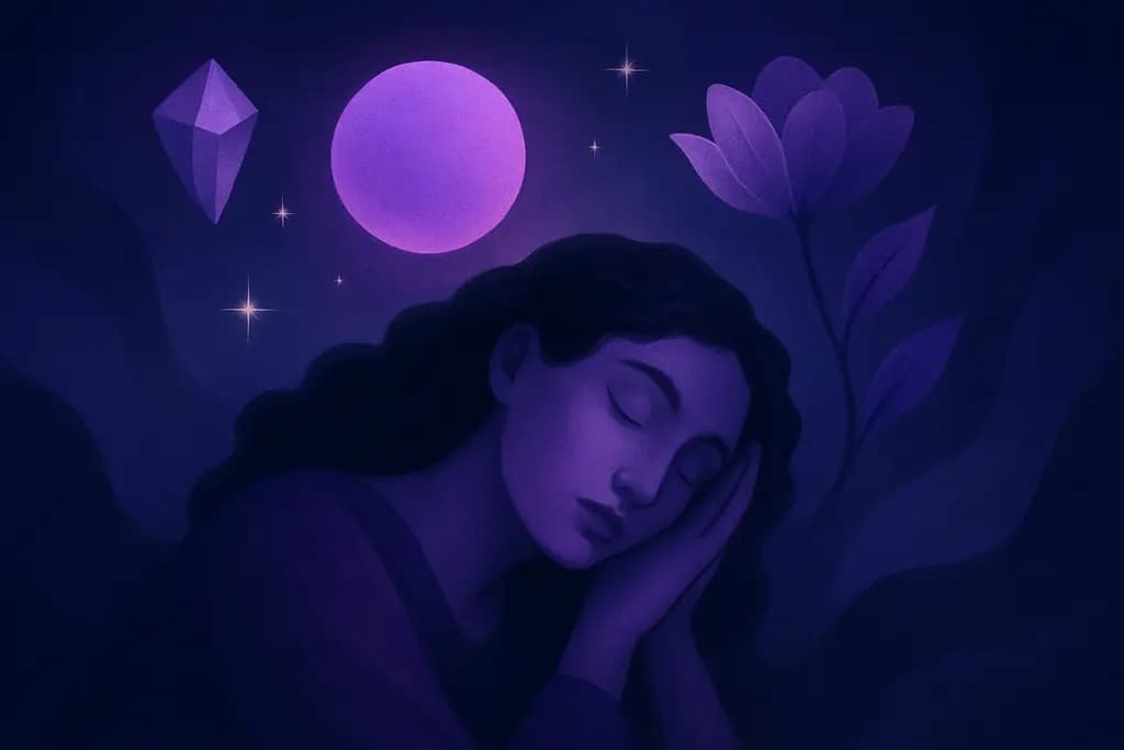 Dream illustration: Purple