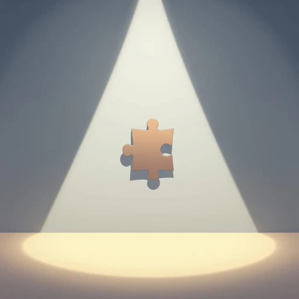Dream illustration: Puzzle Piece That Fits a Wall