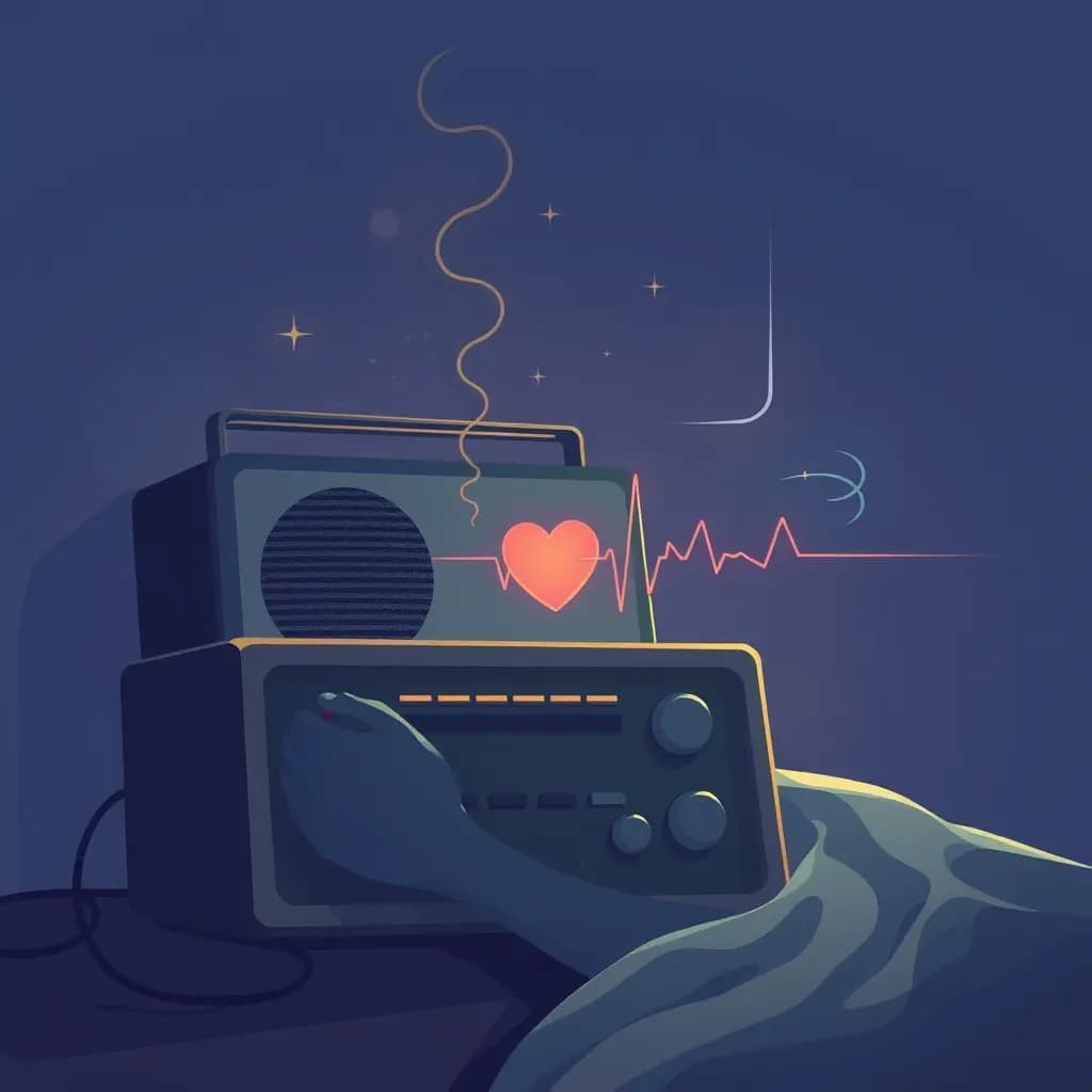 Dream illustration: Radio plays your heartbeat