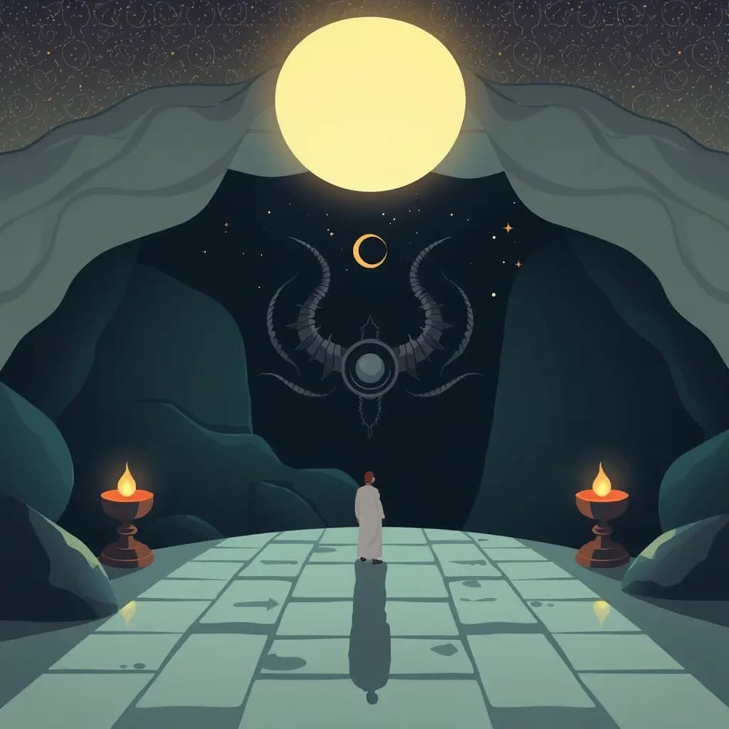 Dream illustration: Rahu blocks your path