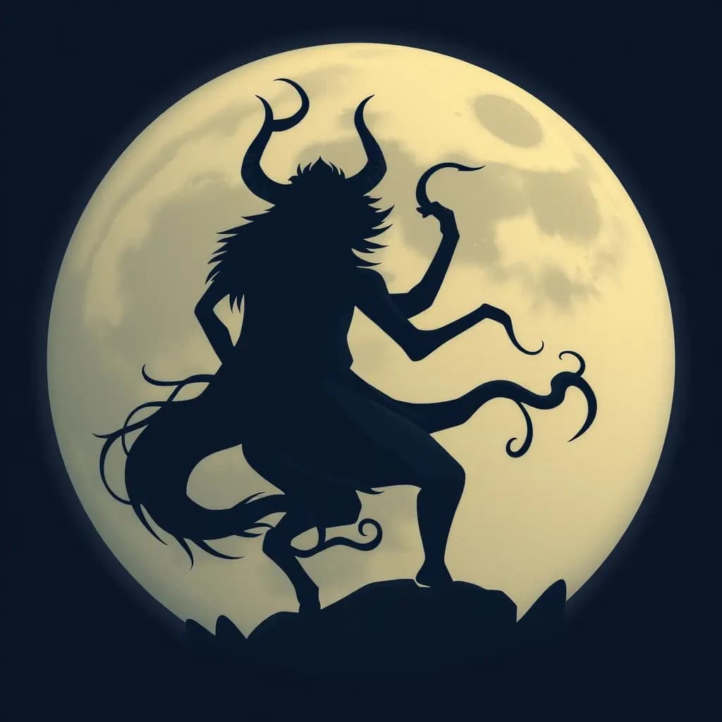 Dream illustration: Rahu shape morphing