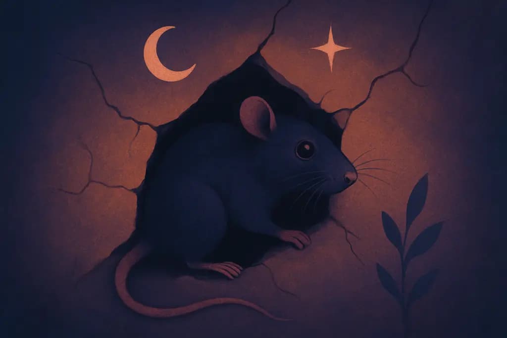 Dream illustration: Rat in the walls