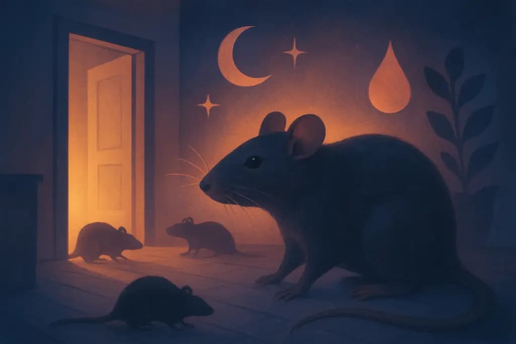 Dream illustration: Rats in your house