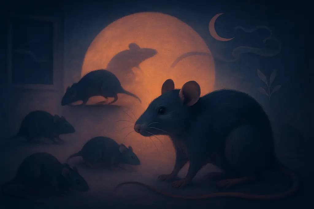 Dream illustration: Rats or mice infestation