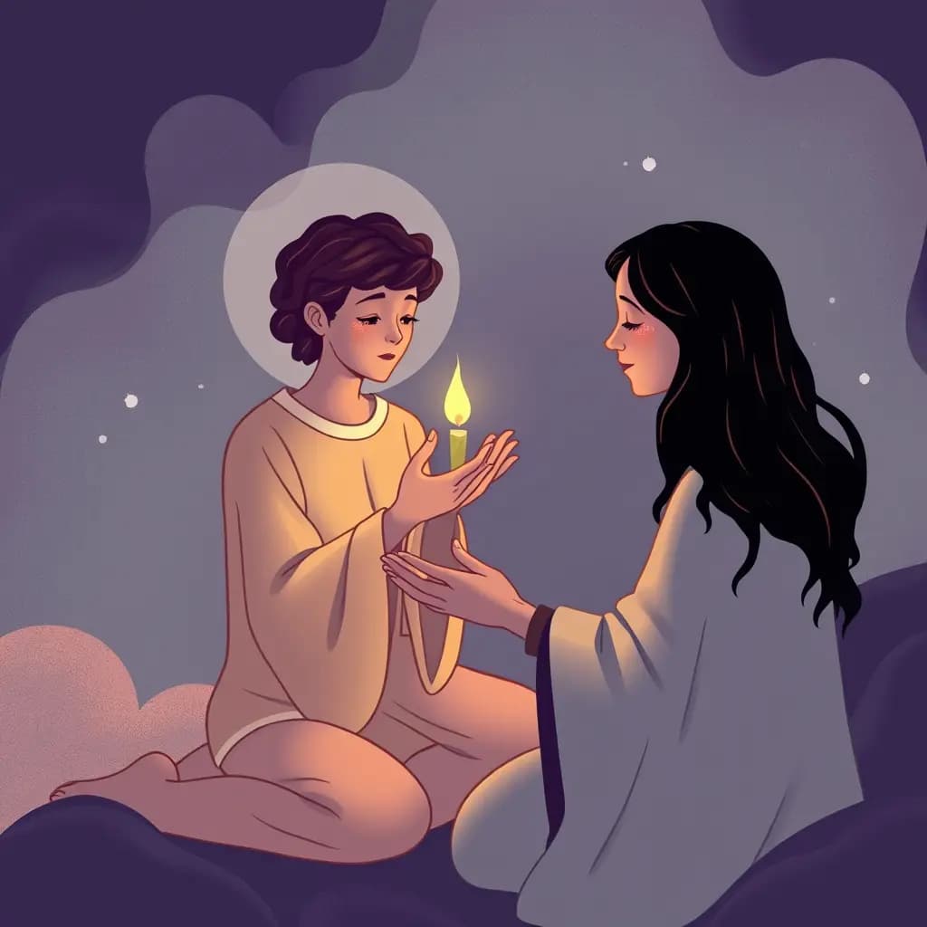 Dream illustration: Receiving a blessing