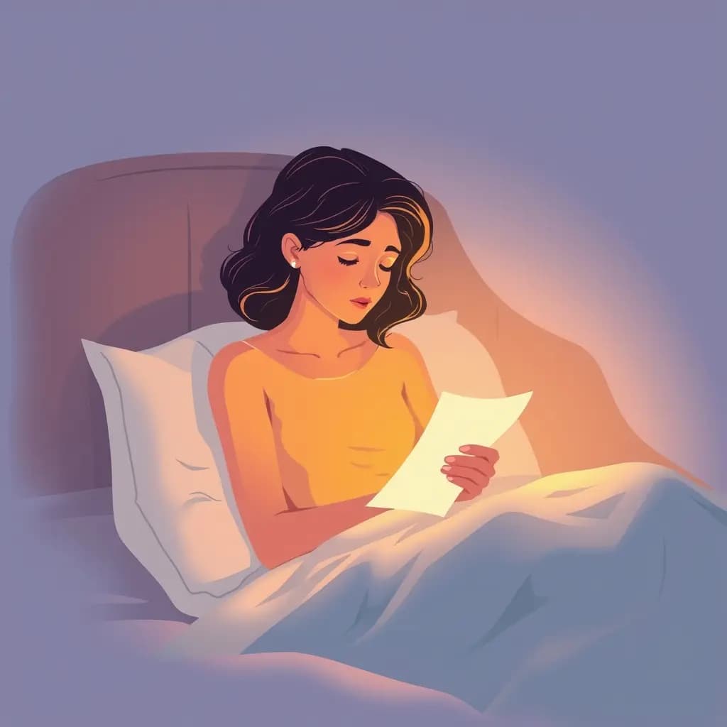Dream illustration: Receiving a breakup letter