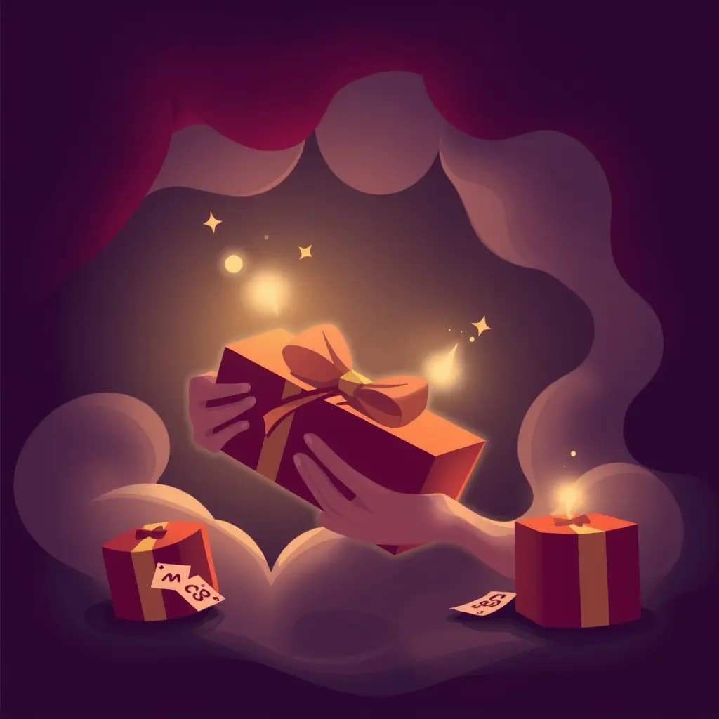 Dream illustration: Receiving a Lottery Ticket as a Gift